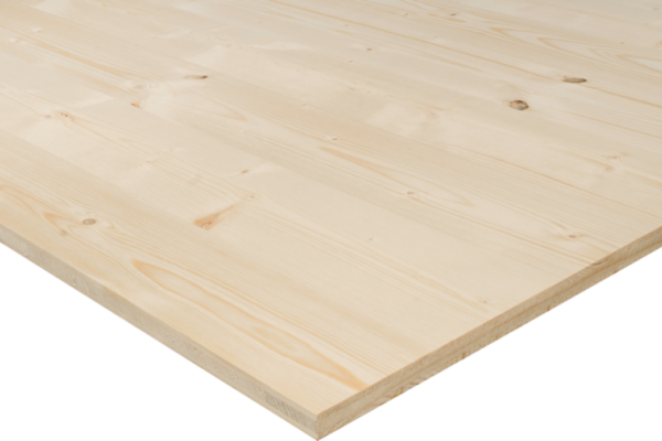 Fichte 3-Schichtplatte verleimt 27mm